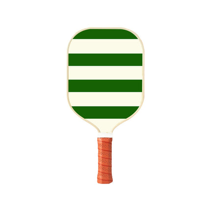 Style 2 White And Green T700 Carbon Fiber & Fiberglass Pickleball Paddle - Lightweight 220g with Anti-Slip TPU Grip for Training & Competition.