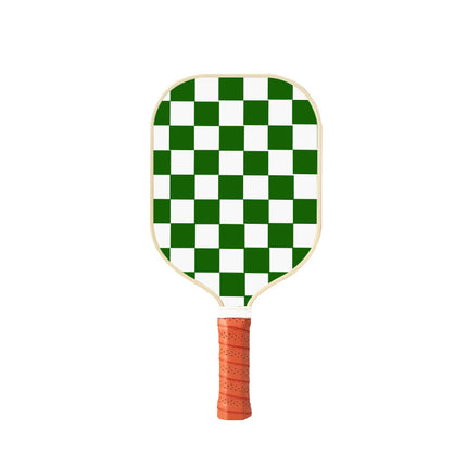 Style 5 White And Green T700 Carbon Fiber & Fiberglass Pickleball Paddle - Lightweight 220g with Anti-Slip TPU Grip for Training & Competition.