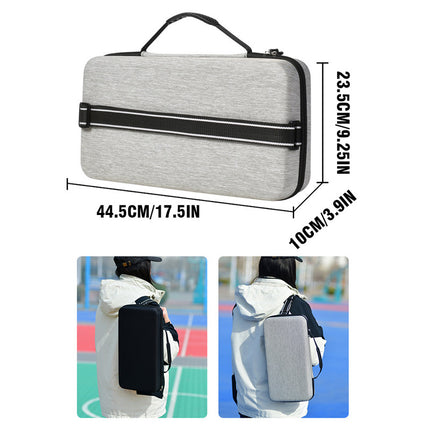 Set 4 White And Green T700 Carbon Fiber Pickleball Paddle Set - 2 Paddles, 4 Balls, and Portable Carry Bag for Adults and Students.