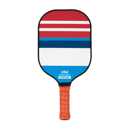 Style 1 Colorful Geometric Patterns Fiberglass Pickleball Paddle - Lightweight 220g with Anti-Slip TPU Grip for Outdoor Sports.