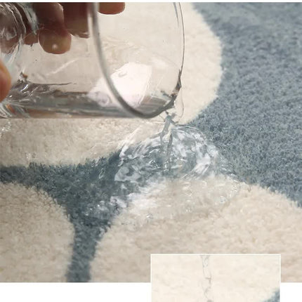 2 Pcs Green And White Foot-Shaped Plush Bath Mat - Non-Slip Absorbent Bathroom Rug for Bedroom and Doorway (50x80cm).