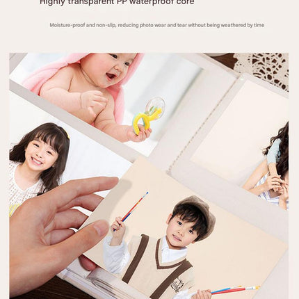 Cover 3 Colorful 7-Inch 100-Photo Cartoon Cat Album - Large Capacity Family Photo Storage Book with Suede and Crystal Cover.