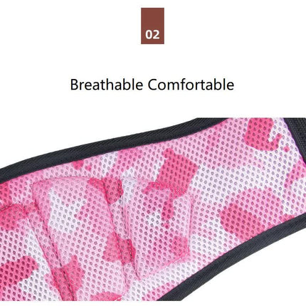 Size M Pink Camouflage Camo Weightlifting Belt - EVA Nylon Gym Belt for Squats, Deadlifts & Lumbar Support.