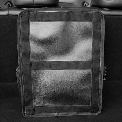 1 Pcs Black Premium Car Back Seat & Trunk Organizer - Multi-Pocket Hanging Storage Bag.