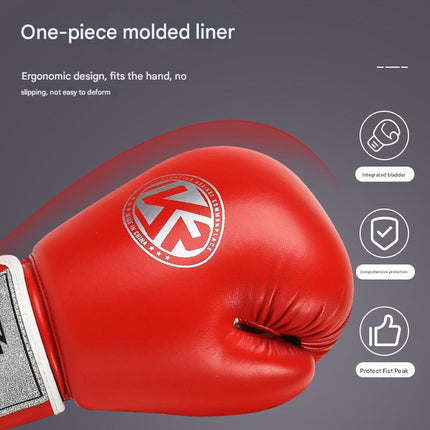 Yellow And Silver Durable 10oz PU Leather Boxing Gloves - Padded & Ventilated for Training.