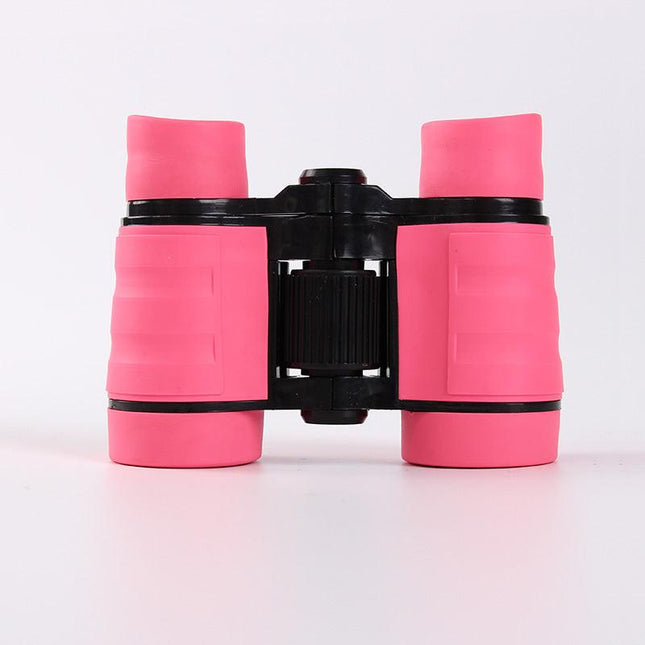 Pink 2-Pack 4x30 Kids Binoculars Set - Lightweight & Durable for Young Explorers.