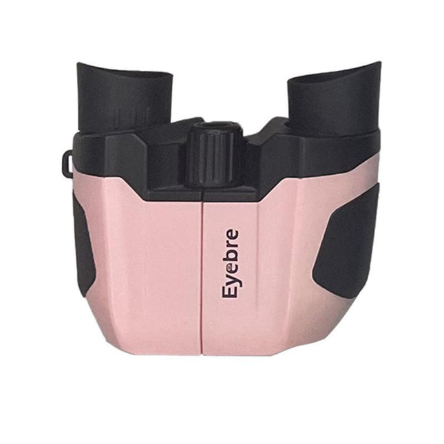 Pink (matte finish) 10x22 Kids Binoculars - Multi-Color Compact High-Definition Telescope for Outdoor Adventures & Concerts.