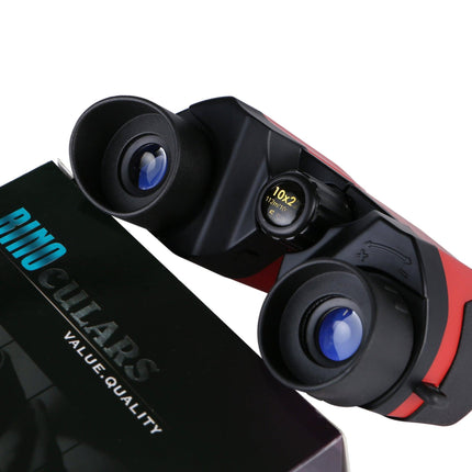 Pink (matte finish) 10x22 Kids Binoculars - Multi-Color Compact High-Definition Telescope for Outdoor Adventures & Concerts.