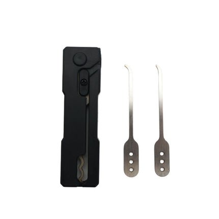 Grav Pick Lock Picking Tool Set - 2-Piece Lightweight Gravity Pick for Locksmith Training.
