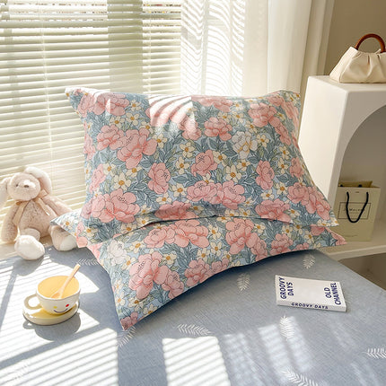 Beautiful Woman 100% Cotton Pillowcase Set (Pack of 2) - Breathable Standard Size 48x74cm Pure Cotton Pillow Covers.
