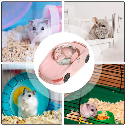 Blue Fun Hamster Racing Wheel Toy - Durable PP Plastic Exercise Wheel for Active Small Pets.