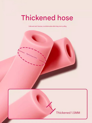 2PCS Pink 15 Pounds Back Stretching Resistance Band - 20x15x5cm Shoulder & Back Trainer with 8-Shaped Pull Rope for Home Workout.
