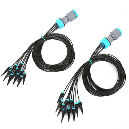 2 Pcs 10-Piece Slow Drip Watering Kit - 160cm Tube Length for Potted Plants, Succulents & Indoor Gardening.