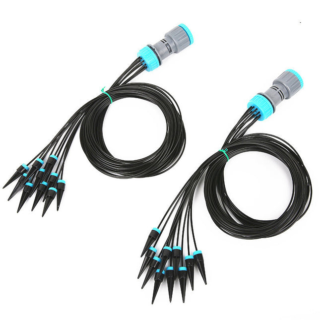 2 Pcs 10-Piece Slow Drip Watering Kit - 160cm Tube Length for Potted Plants, Succulents & Indoor Gardening.