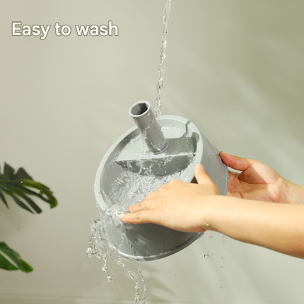 Grey Adjustable Height Pet Water Dispenser - Free Standing or Hanging - No More Bending!.