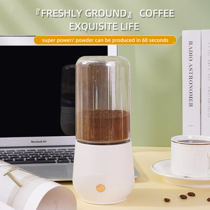 Purple Compact Portable Blender - USB Rechargeable Mini Juicer Cup with 4 Blades.