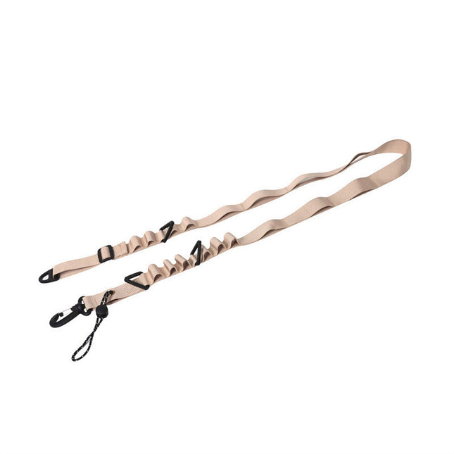 Khaki 4 PCS Heavy-Duty Outdoor Utility Strap - Multi-Purpose Camping Gear & Bottle Hanging Lanyard.