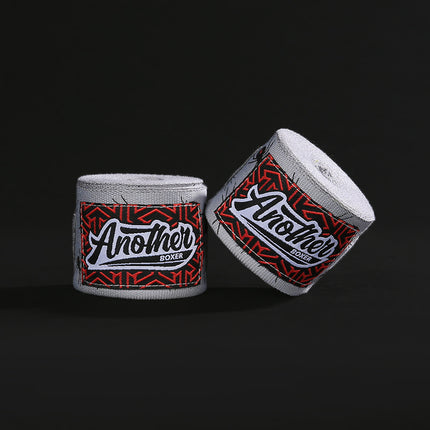 Grey Spider Pro Grade 5m Boxing Hand Wraps - Printed Elastic Bandages for Training & Combat Sports (1 Pair).