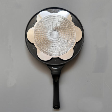Black Steak Versatile Non-Stick Frying Pan (27cm) - Induction Ready Skillet for Everyday Cooking.
