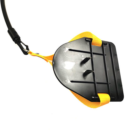 Black-yellow Flippers [Training Stroke] [60lbs] Swim Resistance Band Trainer - Dry-Land Arm Strength & Stroke Exercise Cords.
