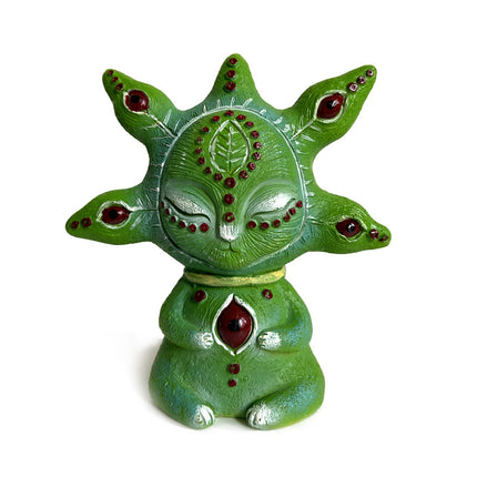 3PCS Five Eyes Fantasy Three-Eyed Alien Figurine Set - 3 Piece Resin Sculptures for Home & Garden Decor.