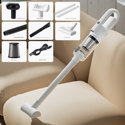 Long Version Versatile Cordless Stick & Handheld Vacuum Cleaner - High Suction for Pet Hair, Multi-Surface Use, USB Rechargeable.