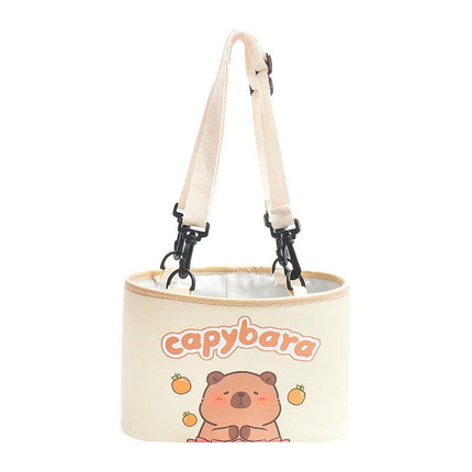 Adorable Capybara Car Trash Holder - Keeps Your Car Tidy.