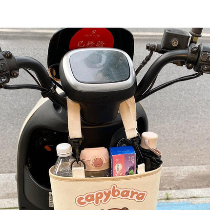 Adorable Capybara Car Trash Holder - Keeps Your Car Tidy.