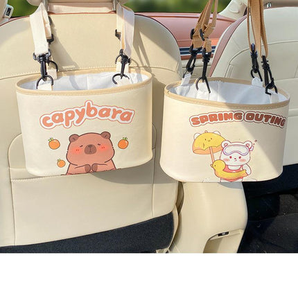 Adorable Swimming ring bear Car Trash Holder - Keeps Your Car Tidy.