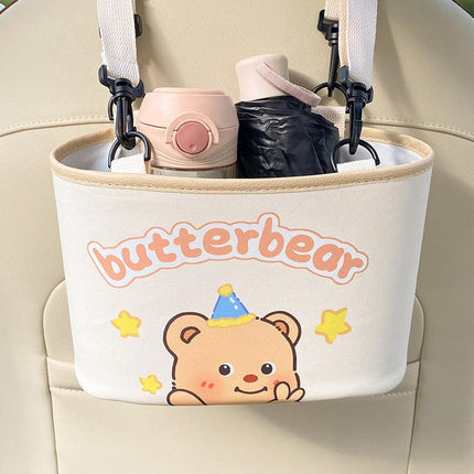 Adorable Bear Car Trash Holder - Keeps Your Car Tidy.
