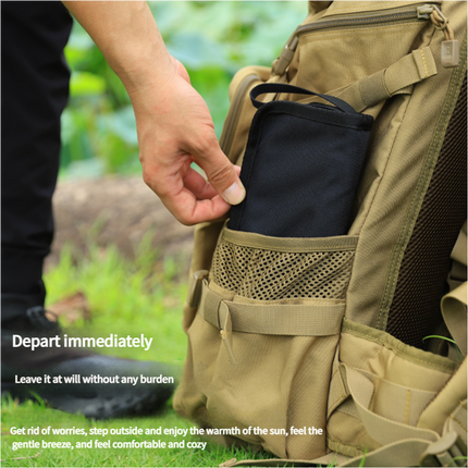 Outdoor Ultralight Folding Camping Chair - Dark Green.