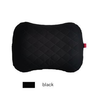 Inflatable Camping Pillow - Lightweight 46x32x12cm Travel Pillow 180g in black.