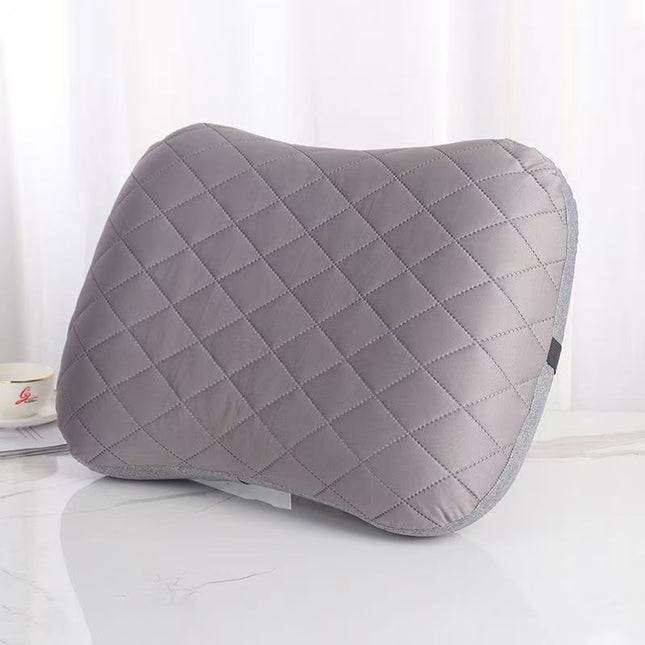 Inflatable Camping Pillow - Lightweight 46x32x12cm Travel Pillow 180g in Grey.