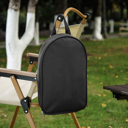 Portable Kitchen Utensil Storage Bag - Lightweight Organizer for Camping and Outdoor Cooking,Blue.