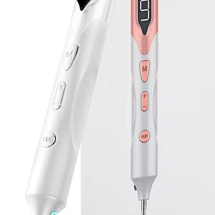 Professional 9-Level Skin Tag & Spot Remover Pen - USB Rechargeable Beauty Device(White).