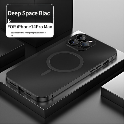 Innovative Detachable Backplate Case for iPhone 14 Pro Max with Strong MagSafe Compatibility(Black).
