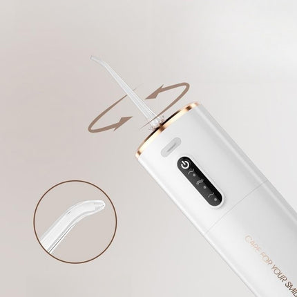 Portable Electric Water Flosser - USB-C Rechargeable, Multiple Modes, Gingival Protection(green).