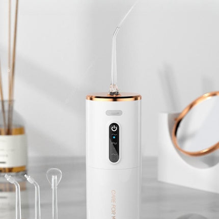 Portable Electric Water Flosser - USB-C Rechargeable, Multiple Modes, Gingival Protection(green).