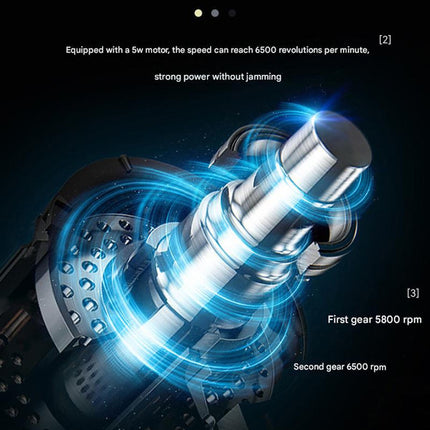 Professional Electric Hair Clipper & Beard Trimmer - USB Rechargeable, LED Display(gold).