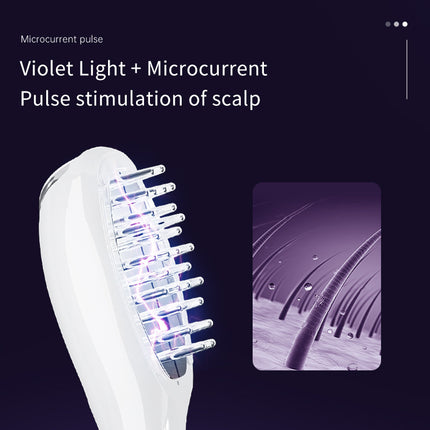 Multi-function Scalp Applicator Comb - Ultrasonic Spray, Red/Blue Light, Microcurrent.