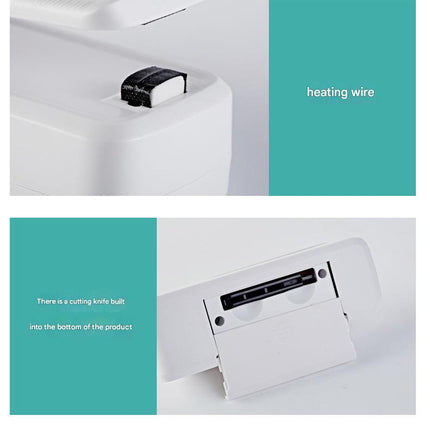 Kitchen Gadget: Portable Heat Sealer - Seals Bags, Cuts, Holds Phone.
