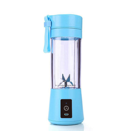Blue Portable Blender USB Rechargeable - Personal Size Smoothie Maker On The Go.
