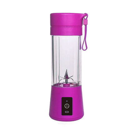 Dark Purple Portable Blender USB Rechargeable - Personal Size Smoothie Maker On The Go.