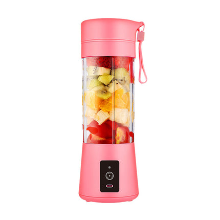 Pink Portable Blender USB Rechargeable - Personal Size Smoothie Maker On The Go.