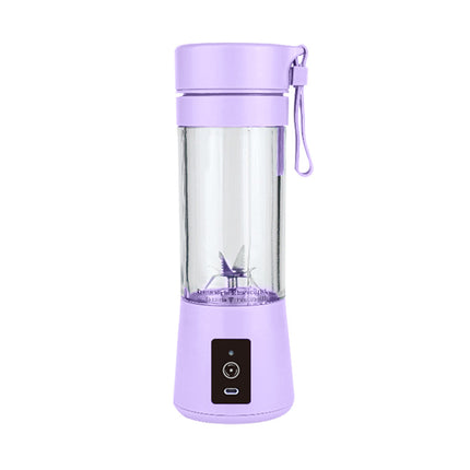 Light Purple Portable Blender USB Rechargeable - Personal Size Smoothie Maker On The Go.