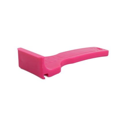 Pink Easy-to-use bicycle tire levers (one pair) - quick tire removal and installation tool.
