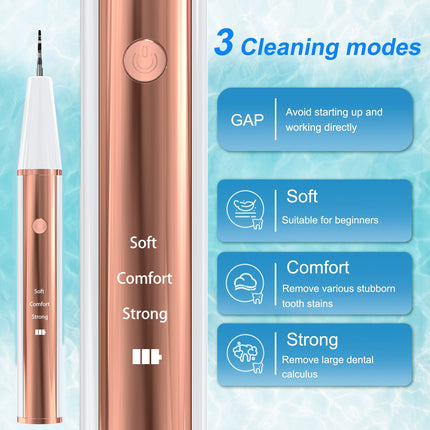 Ultrasonic Dental Scaler Kit - Home Use Teeth Cleaner & Tartar Remover.