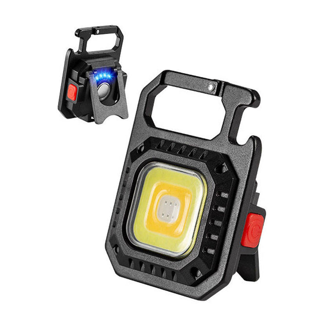 2 pcs Rectangle Mini flashlight for outdoor and self-defense use.