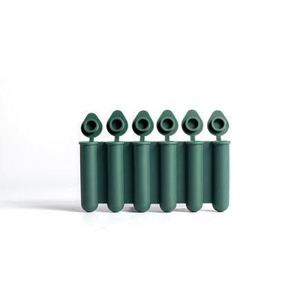 Green Bottle & Can Friendly Ice Stick Molds - 6-Cup Design, Set of 10.