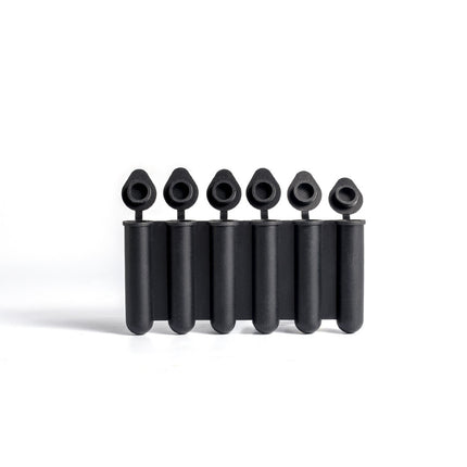 Black Bottle & Can Friendly Ice Stick Molds - 6-Cup Design, Set of 10.